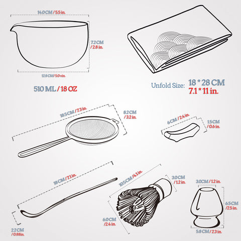 TEANAGOO matcha powder sifter for clump-free tea preparation