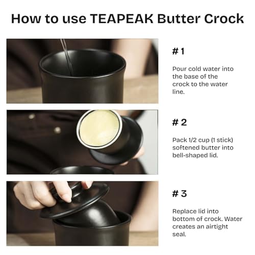 Teapeak ready-to-serve butter on breakfast table.