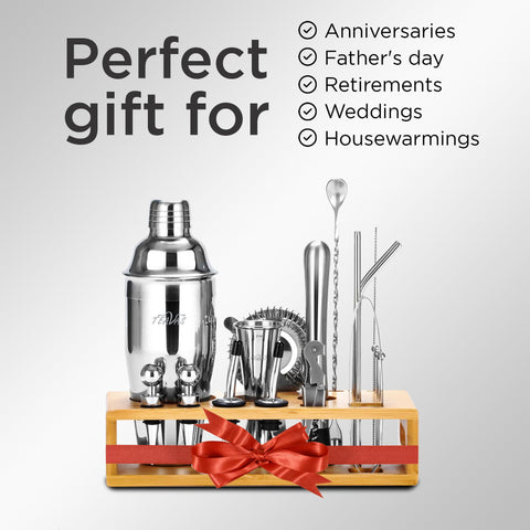 TEAVAS gift-ready bartending kit ideal for celebrations