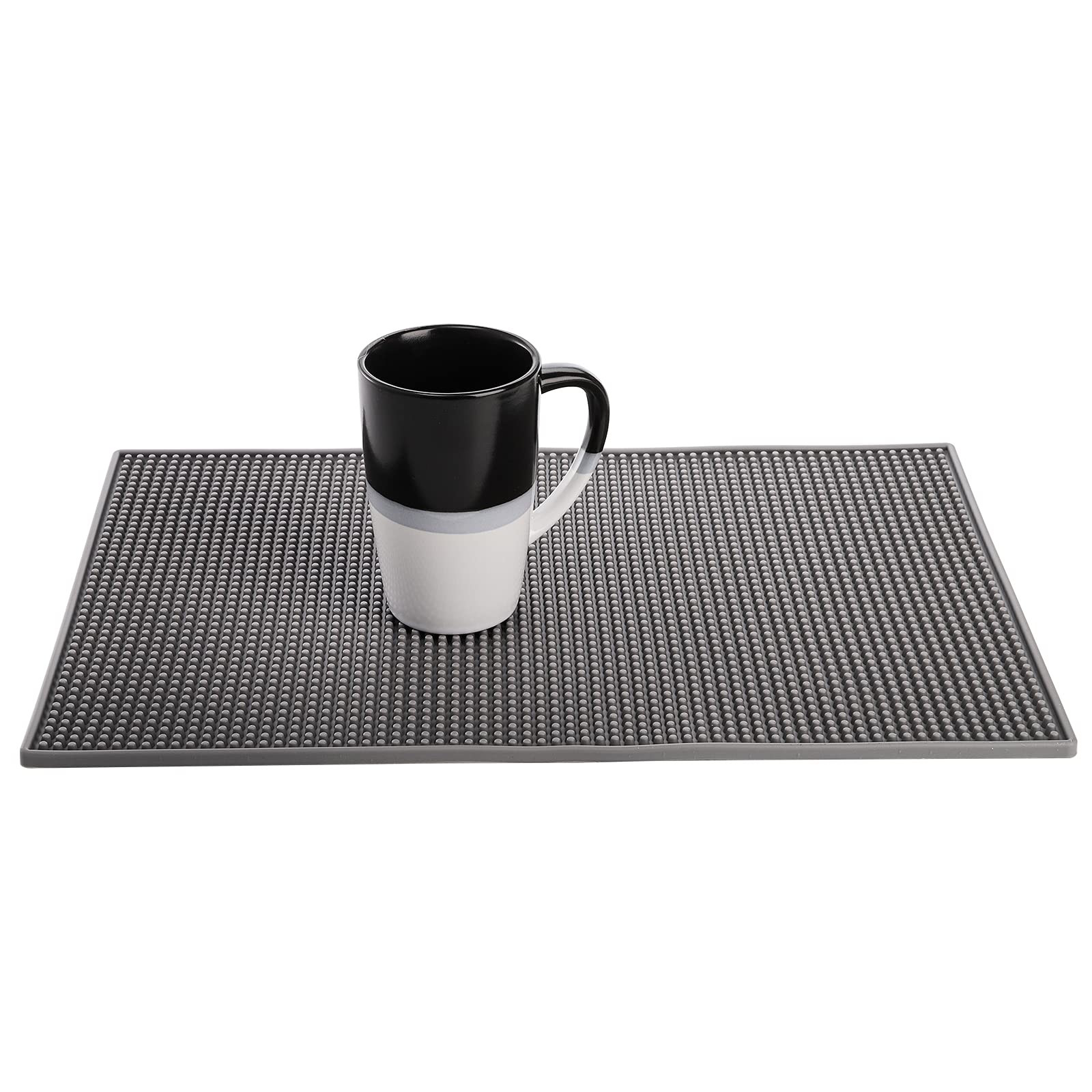 Tebery counter-top bar mat protects surfaces from cup rings and spills.