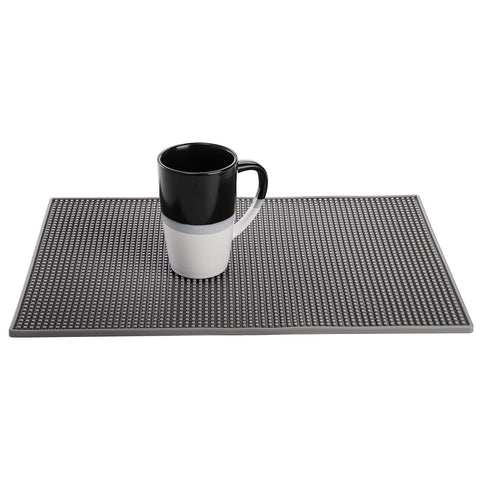 Tebery counter-top bar mat protects surfaces from cup rings and spills.