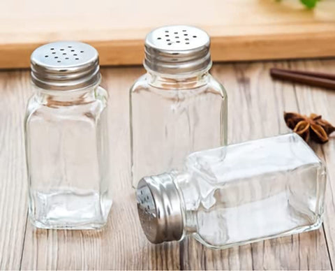 Tebery shaker set with stainless mushroom top adds a premium kitchen look