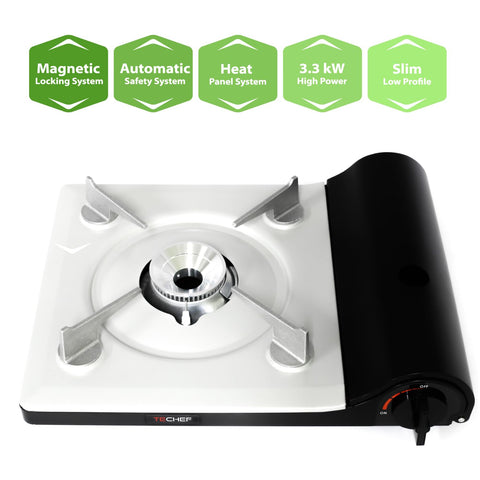 TECHEF AGNI ignition button for quick one-handed starts