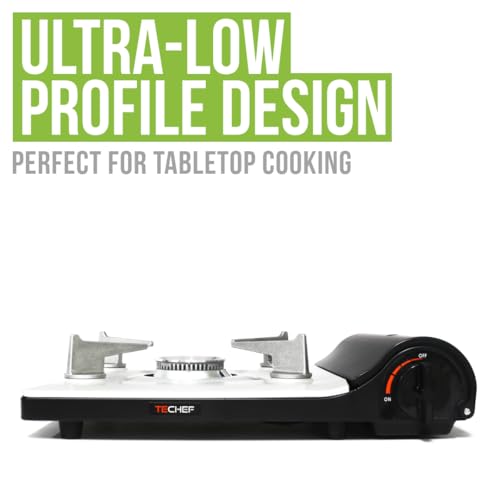 TECHEF AGNI portable stove side panel showing compact design