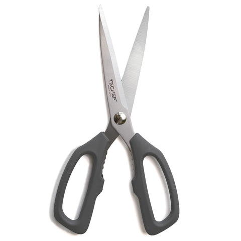 TECHEF Kitchen Shears multi-task design for poultry, pizza, and string cutting.