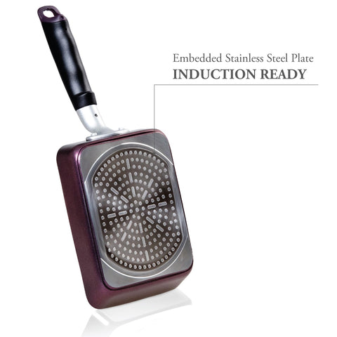 TECHEF tamagoyaki pan is dishwasher-safe for quick cleanup.