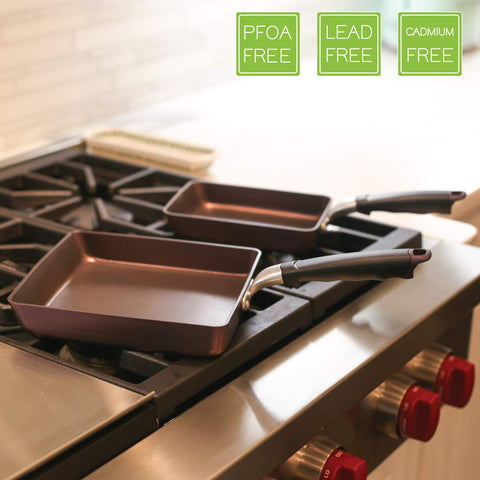 TECHEF Tamagoyaki Pan dishwasher safe for quick cleanup