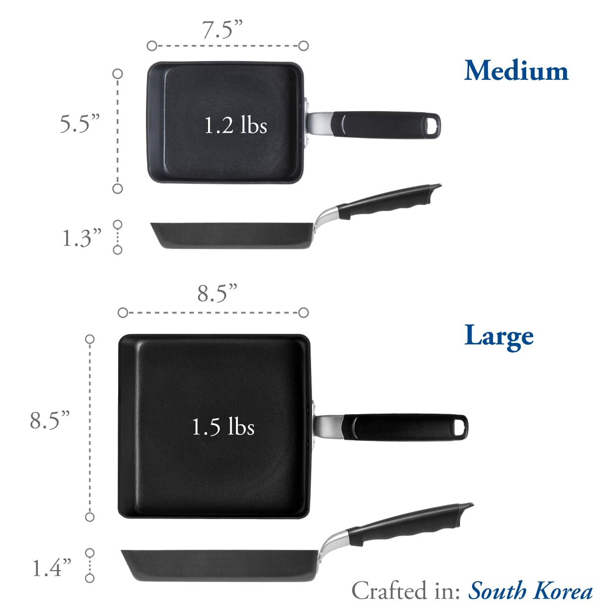 TECHEF Tamagoyaki pan oven-safe and dishwasher-safe for cleanup.