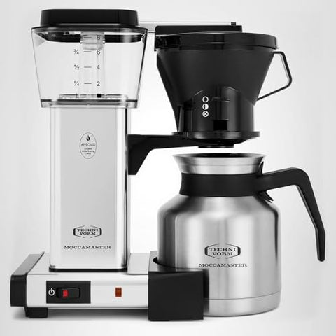 Technivorm Moccamaster 79212 KBTS compact kitchen setup fits small spaces.
