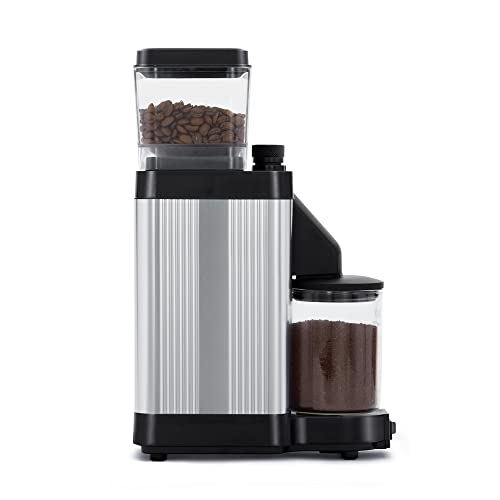 Technivorm Moccamaster KM5 burr grinder stepless adjustment enables exact grind.