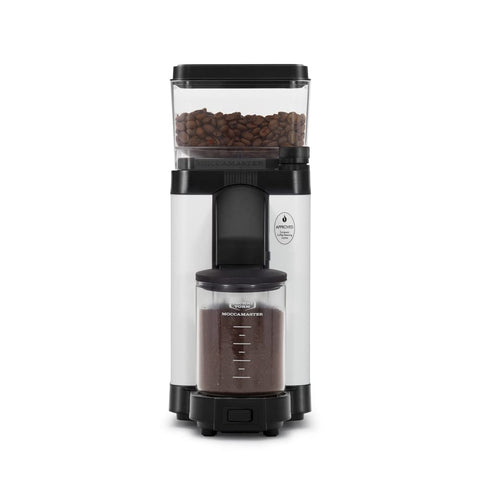Technivorm Moccamaster KM5 front view shows a compact footprint for small kitchens.
