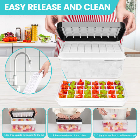 Close-up of lid closed on Techshare trays showcasing secure seal.