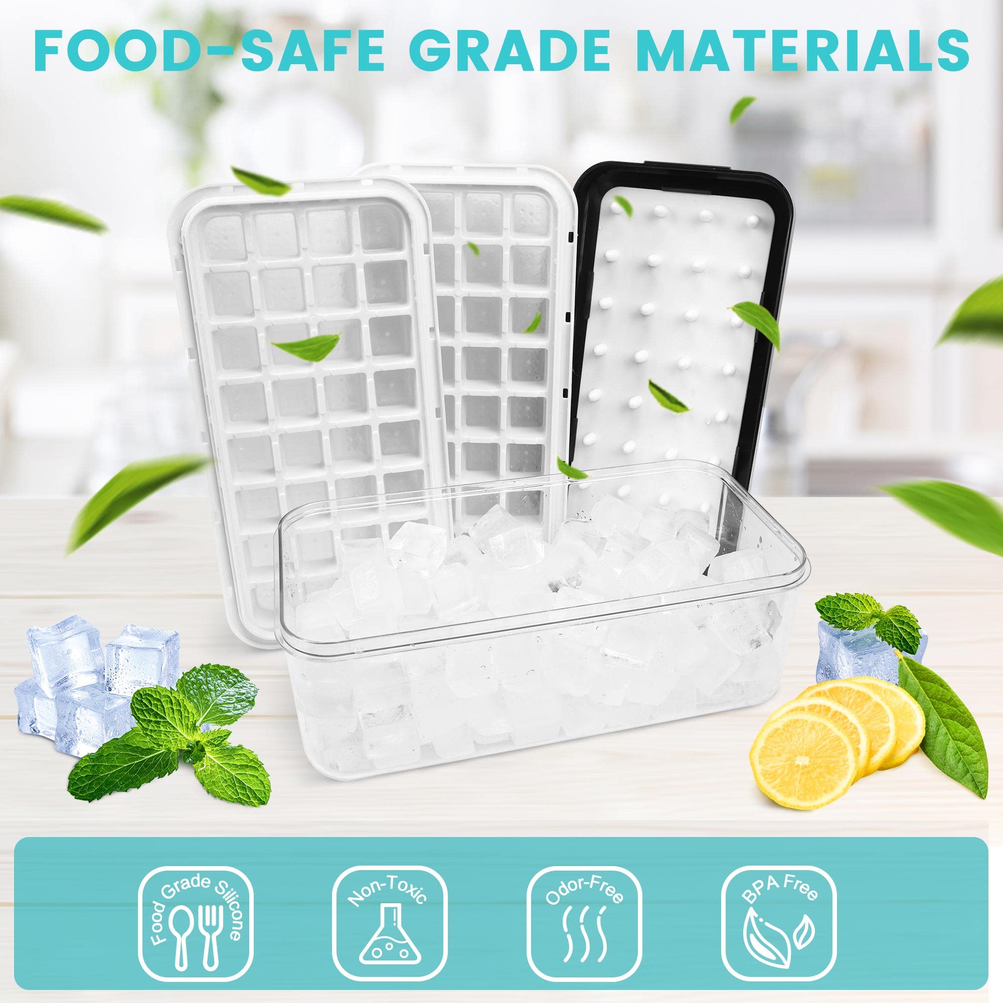 Two trays stacked inside the included storage bin by Techshare.