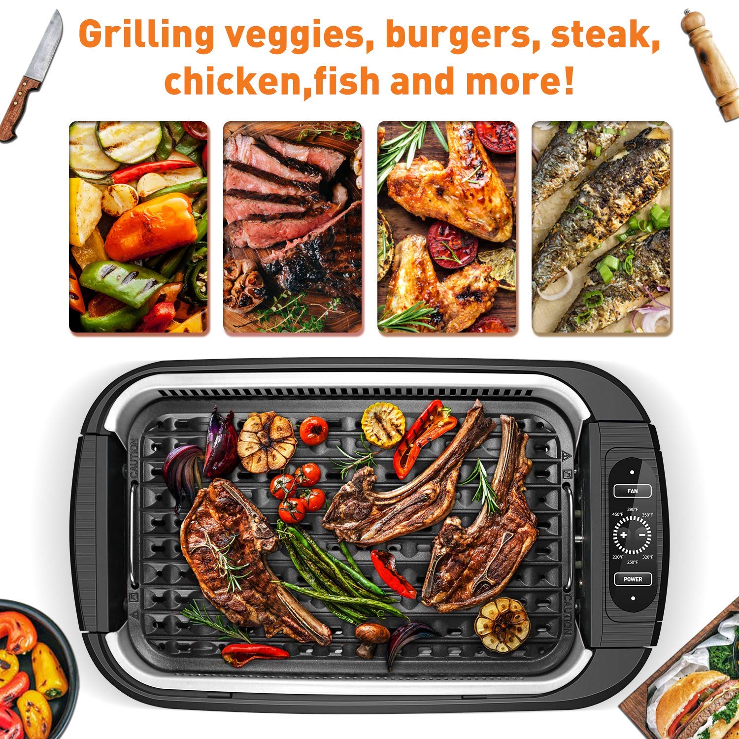 Techwood compact design fits small kitchens, balconies, or dorms.