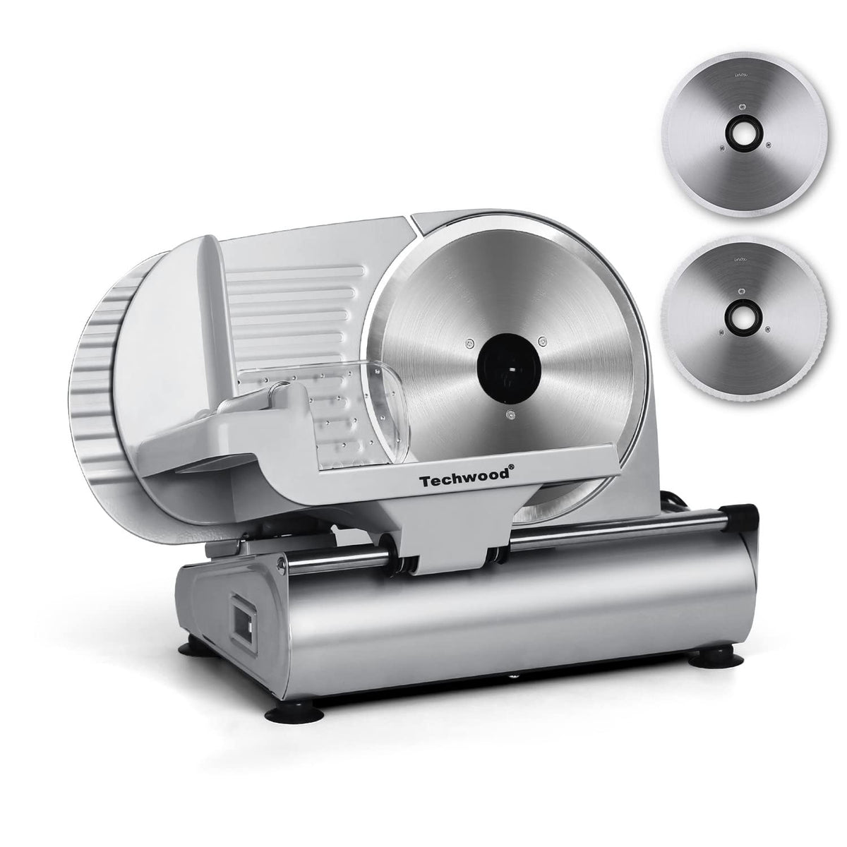 Techwood Meat Slicer with compact design for small kitchens.