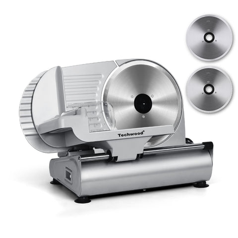 Techwood Meat Slicer with compact design for small kitchens.