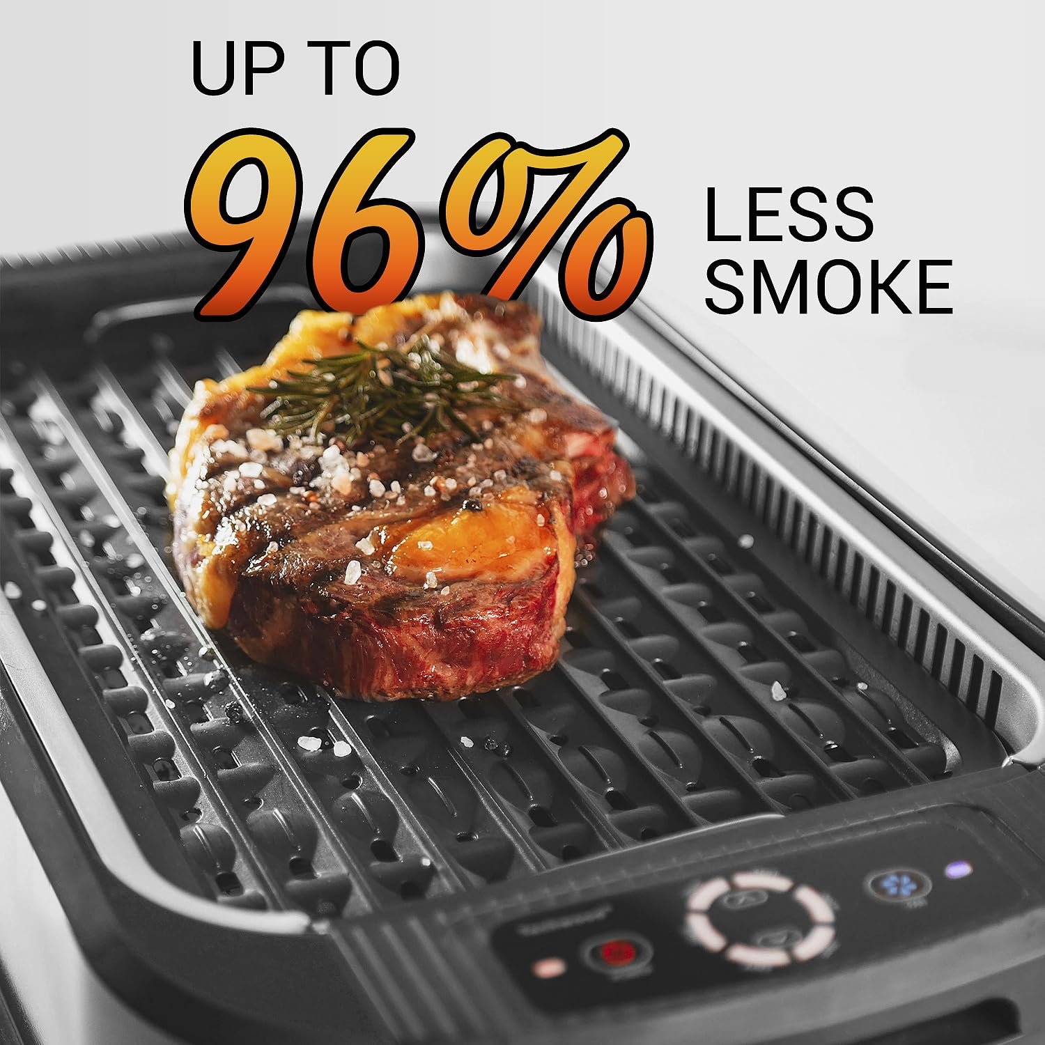 Techwood removable grill plates for quick cleaning after cooking