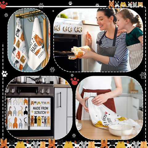 TecUnite towels measure 24 by 16 inches for versatile kitchen tasks.