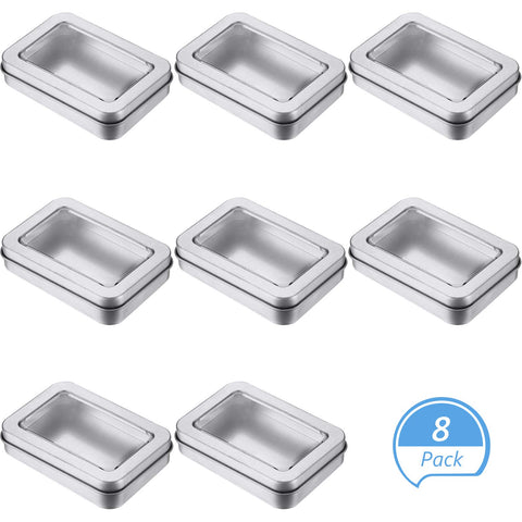 TecUnite durable tin box with smooth edges ensures long-lasting home storage