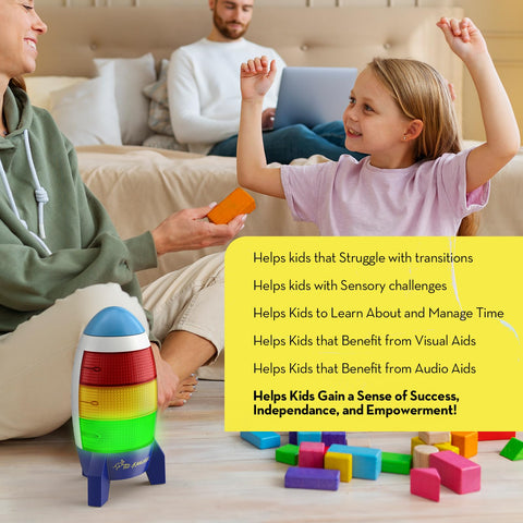 Ted Kangaroo timer in a classroom helps manage activities and reduce distractions