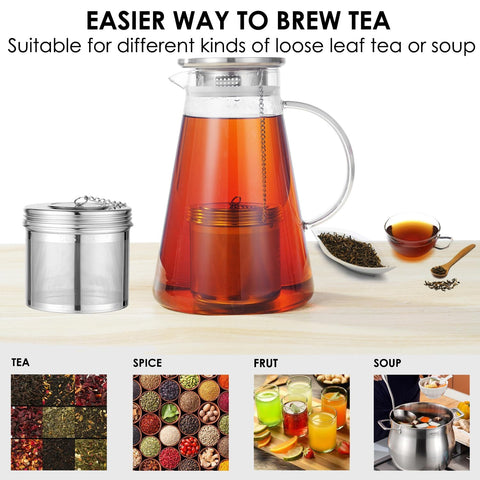 TEEMADE extra fine mesh captures delicate tea leaves and spices