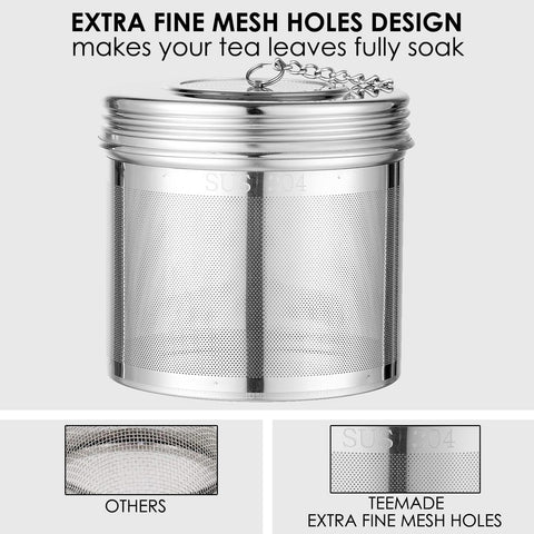 TEEMADE infuser is dishwasher safe for easy cleanup
