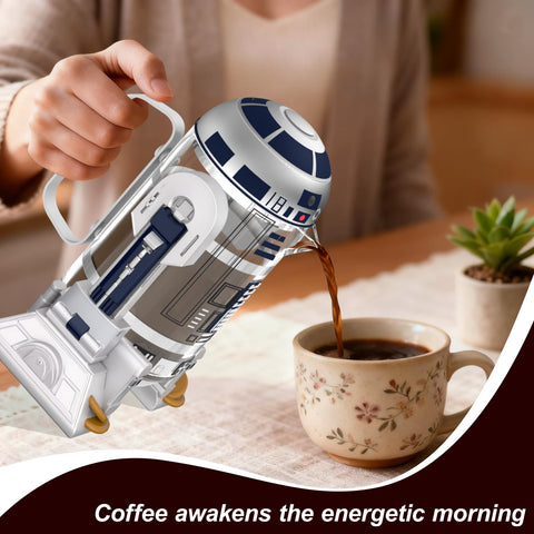 TEENKON French Press ready for tea and coffee at home for versatile brewing.