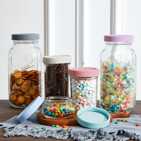 Teenyyou wide-mouth lids help maintain freshness and reduce kitchen clutter.
