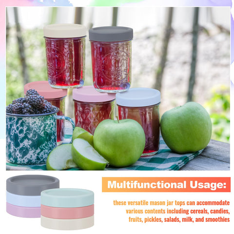 Teenyyou wide-mouth lids are freezer-safe for cold storage protection.