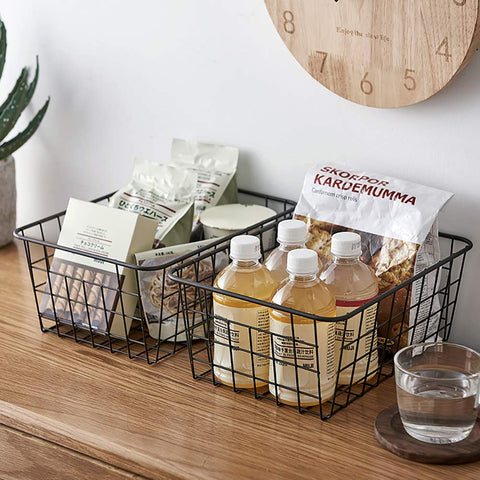 TEETOOKEA fabric liners protect contents and simplify cleaning inside the baskets.