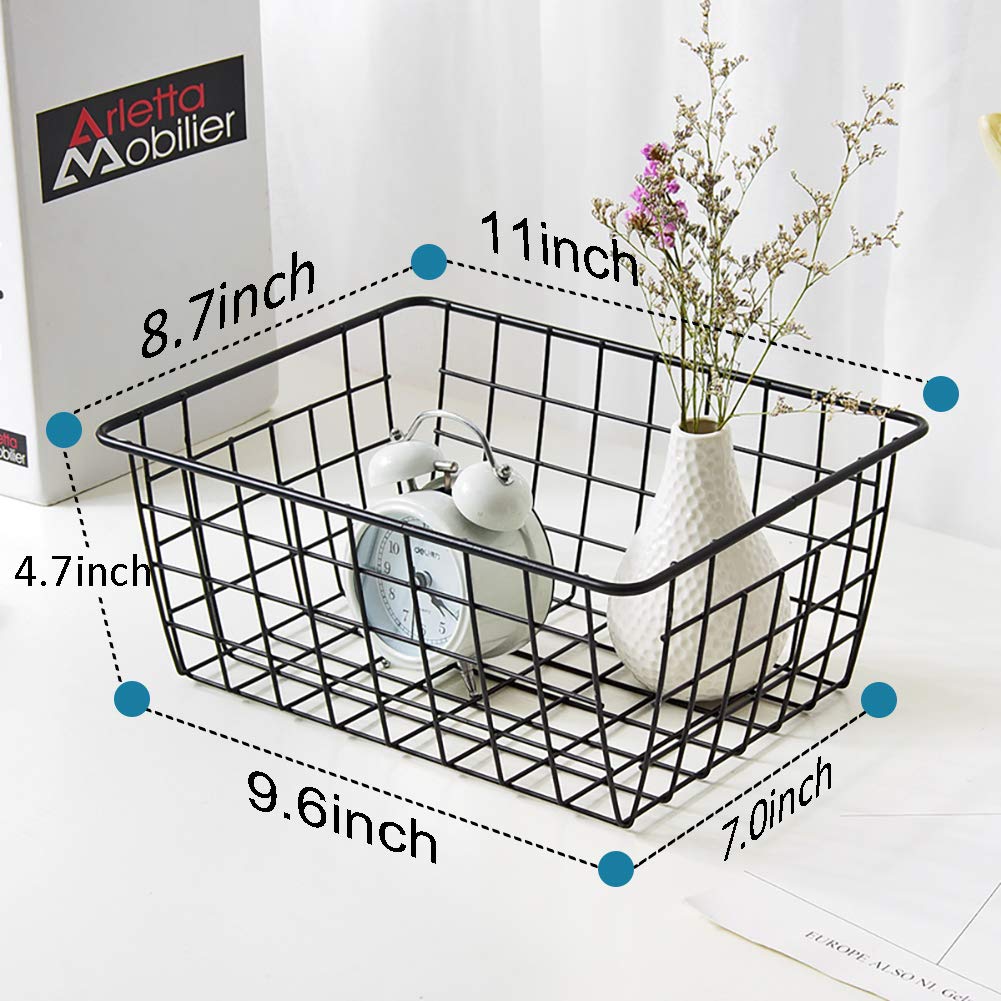 TEETOOKEA refrigerator bin with handles keeps items within reach and neatly organized.
