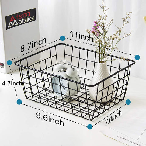 TEETOOKEA refrigerator bin with handles keeps items within reach and neatly organized.