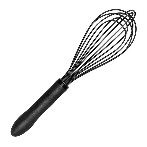 TEEVEA silicone whisk non-scratch surface protecting cookware surfaces.