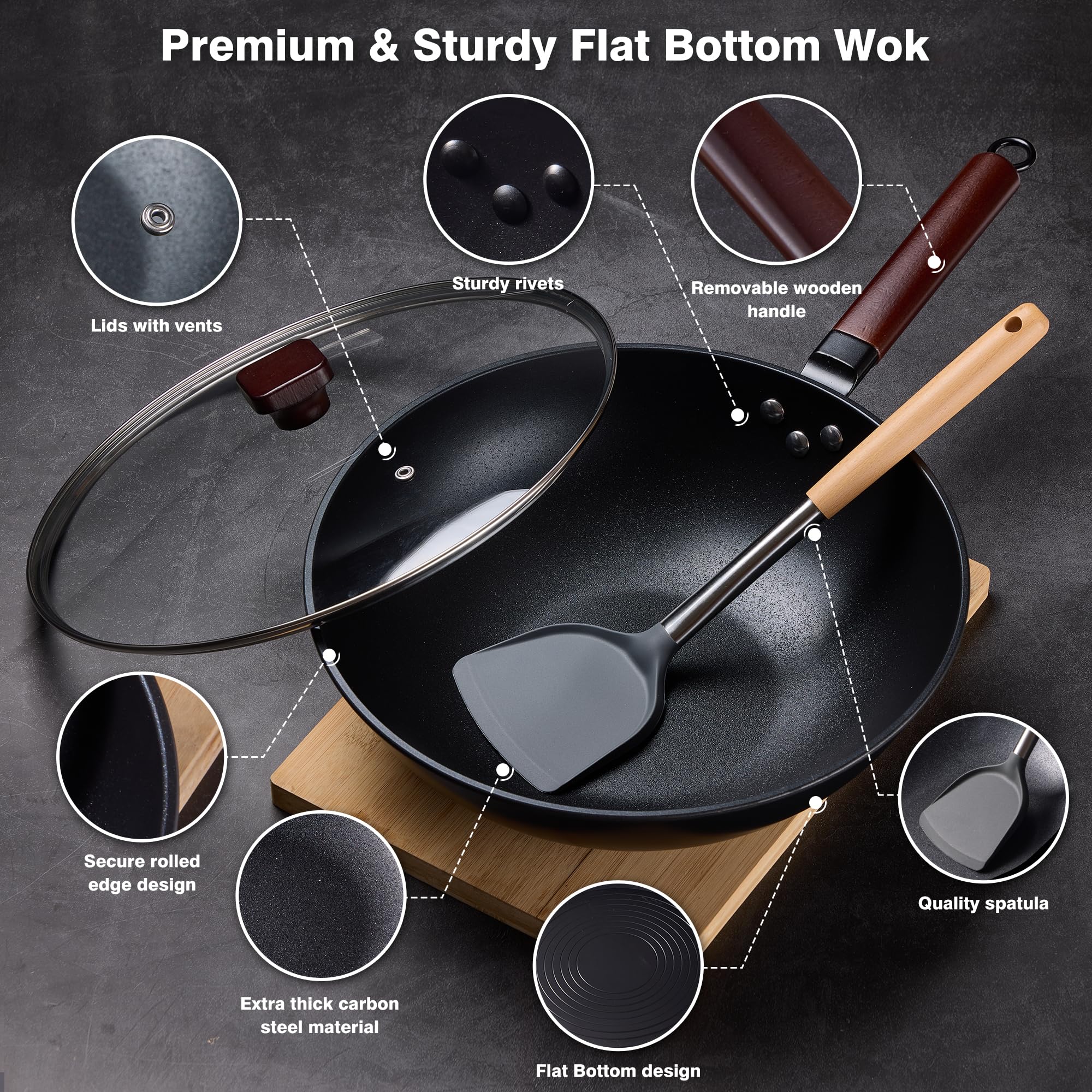 Teewe dish brush included for easy post-cooking cleanup