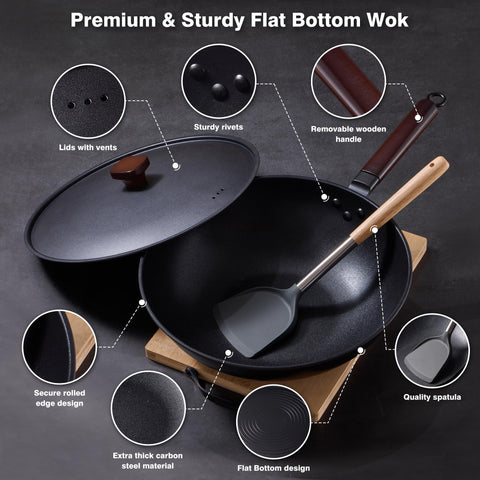 Teewe flat-bottom design ensures stable contact on all stove types.