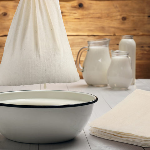 Tegeme yogurt-filter bags for straining dairy and dairy-free alternatives.