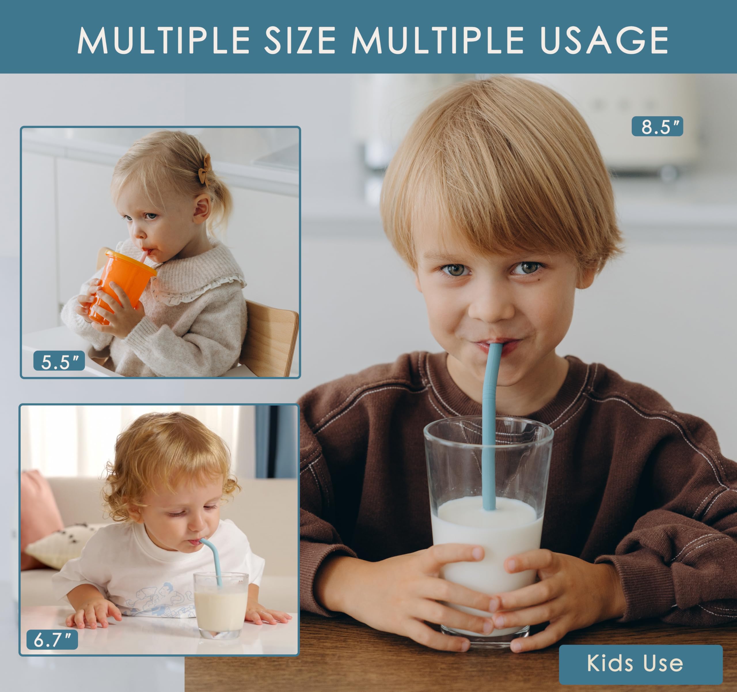 Tegion standard-diameter 6.7-inch straw for regular beverages