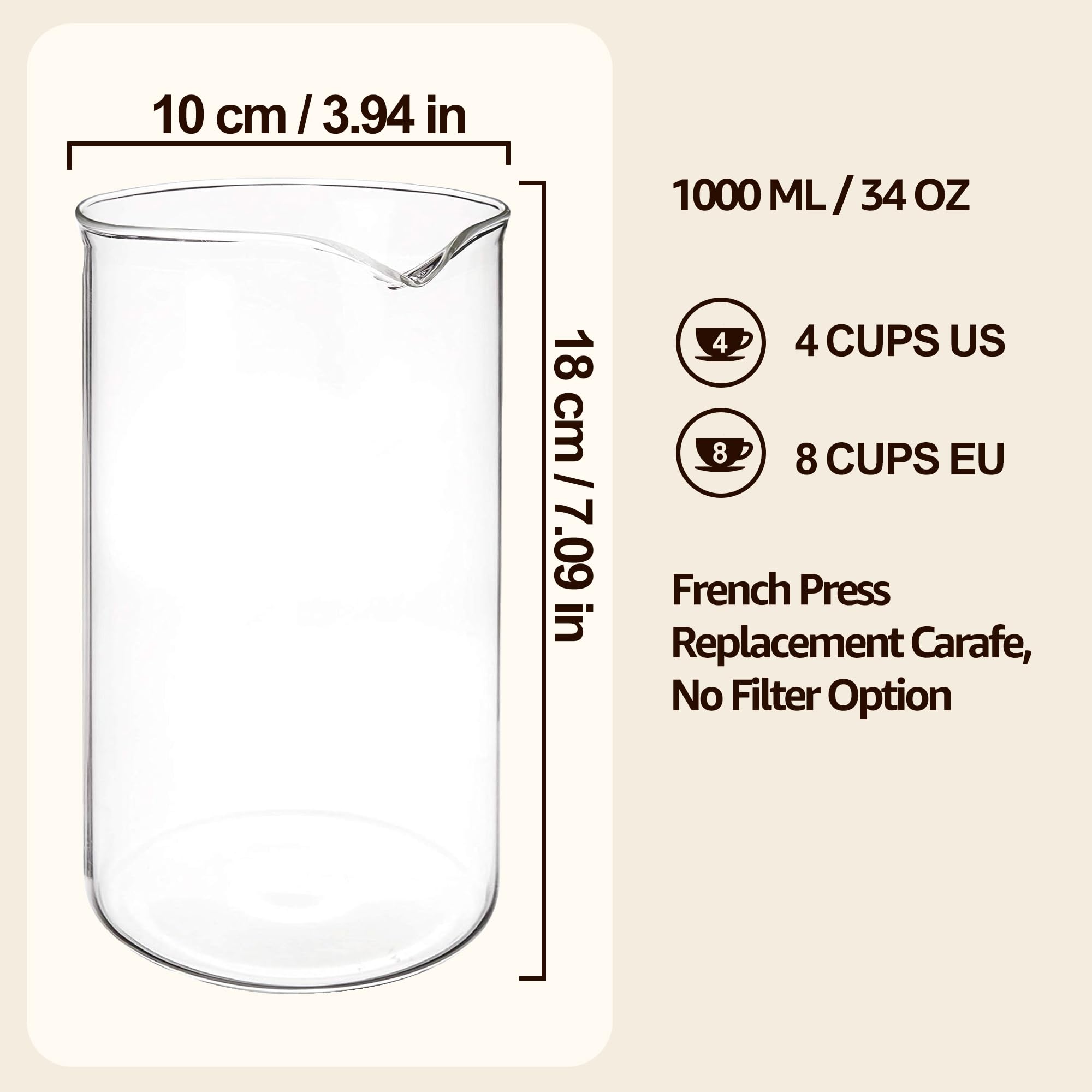 TEITEAI 2.1mm thick glass adds longevity.