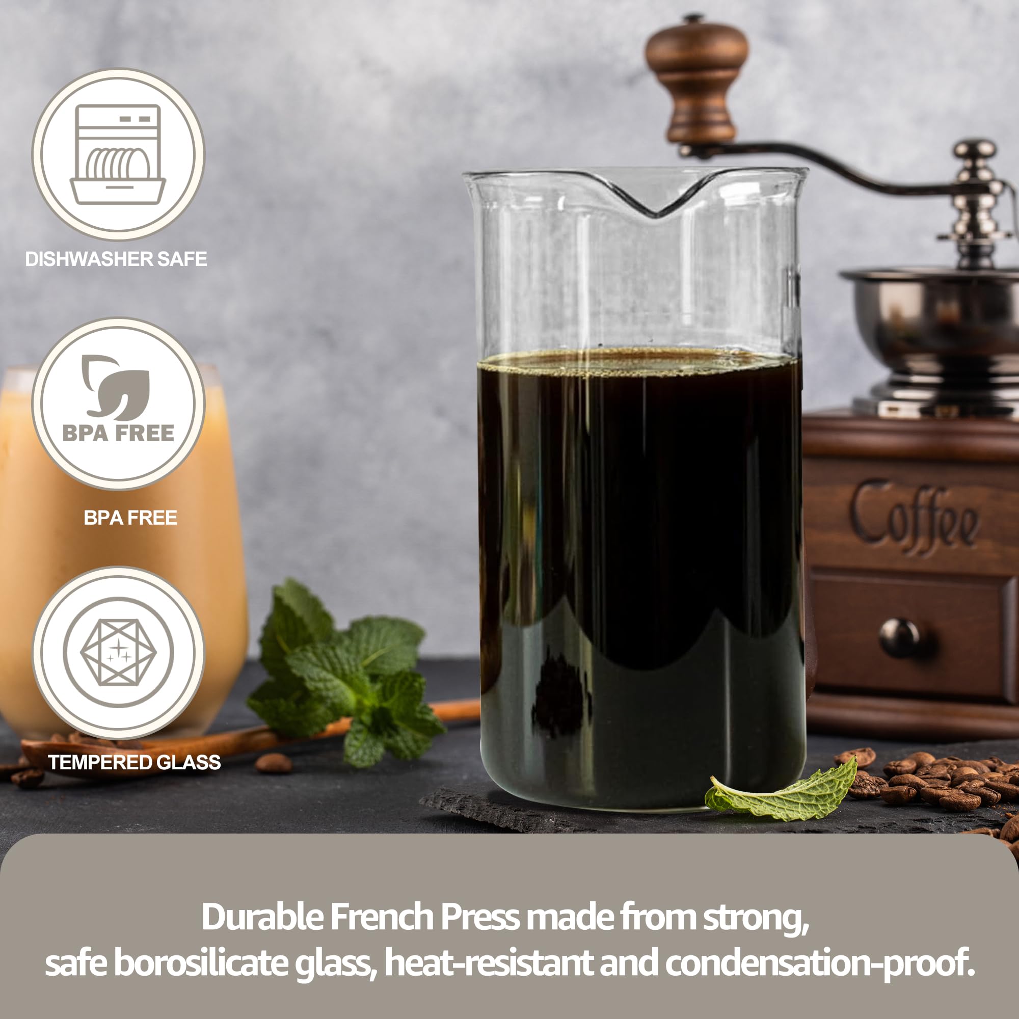 TEITEAI drip-free spout for clean, mess-free pouring.