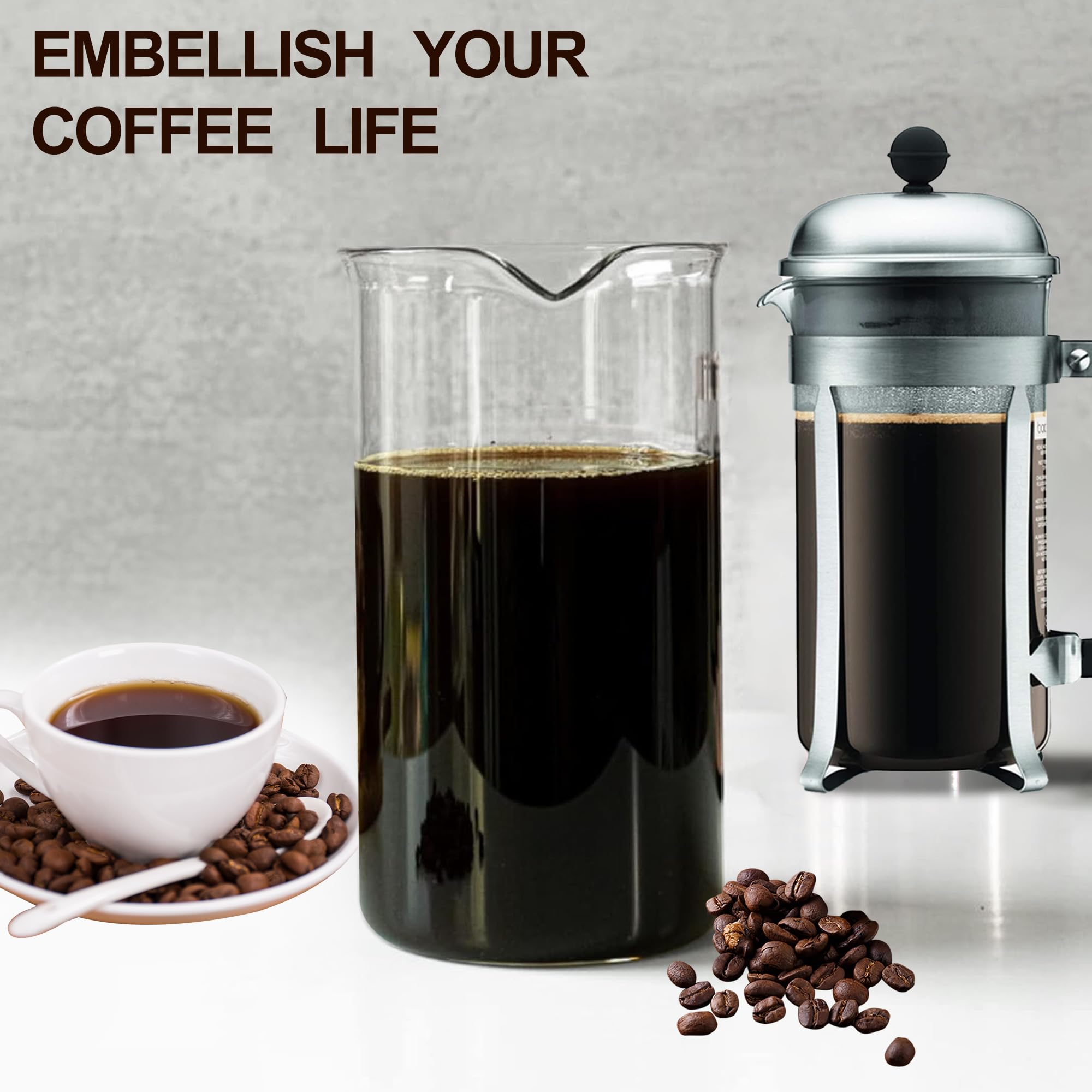 TEITEAI dishwasher-safe carafe for quick cleanup after brewing.