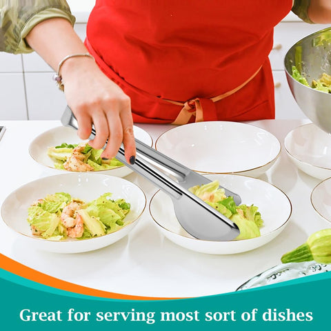 Teivio 12-piece serving utensils set on display for hosting