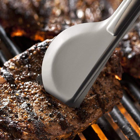 Teivio serving tong 9.4 inches ensures secure grip during service.