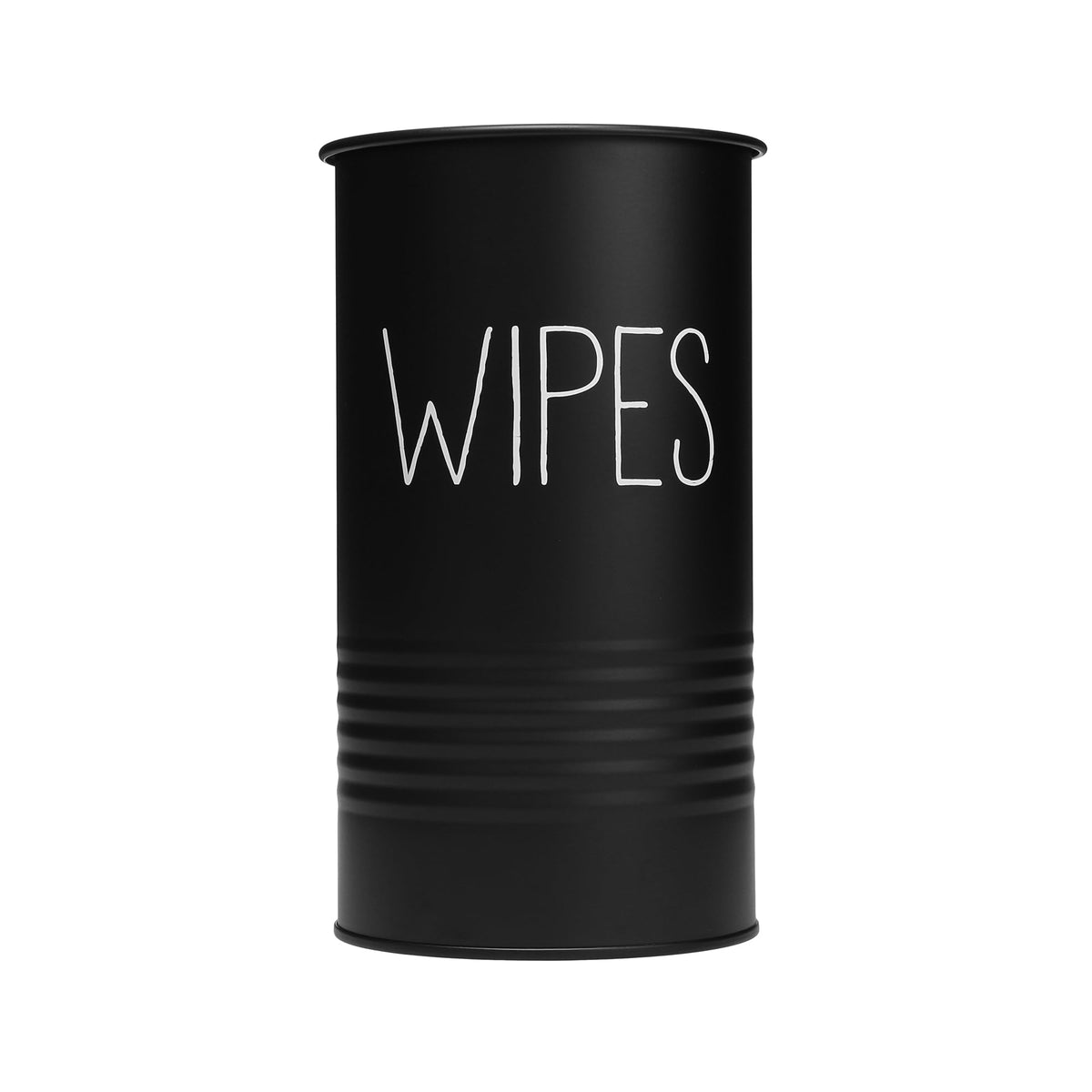 TEKHEUTEN wipe holder on countertop with matte black finish for quick access.