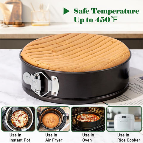 Tellshun buckle design ensures secure assembly and reduces leakage during baking.