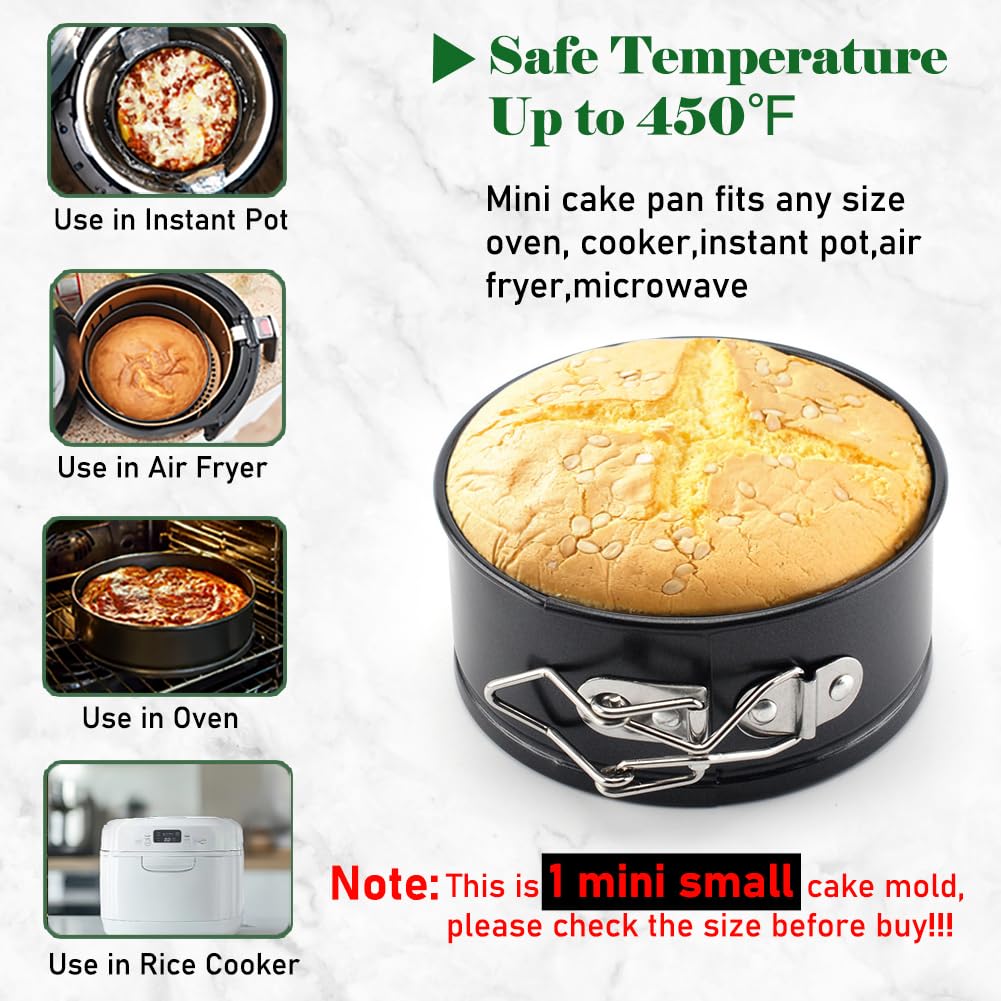 Tellshun carbon steel mini pan 4inch heats evenly for consistent results.