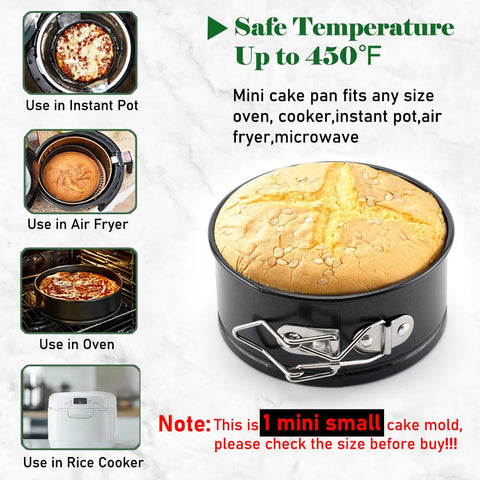 Tellshun carbon steel mini pan 4inch heats evenly for consistent results.