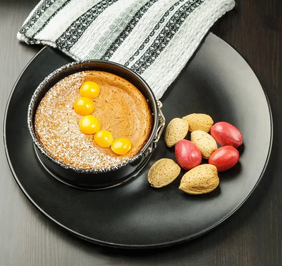 Tellshun mini cheesecake pan 4inch ideal for pies, quiches, and desserts.