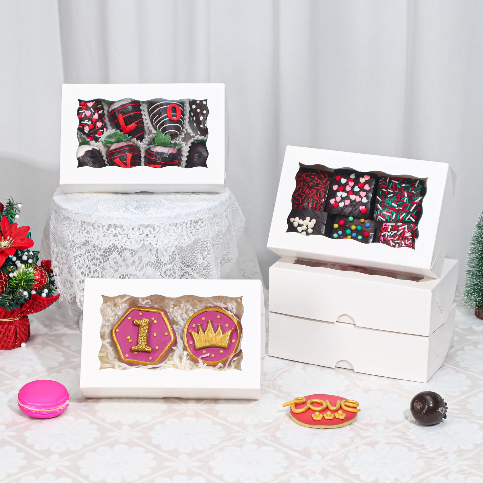 TEMLQPACK Christmas and other milestones ready-to-gift bakery boxes.