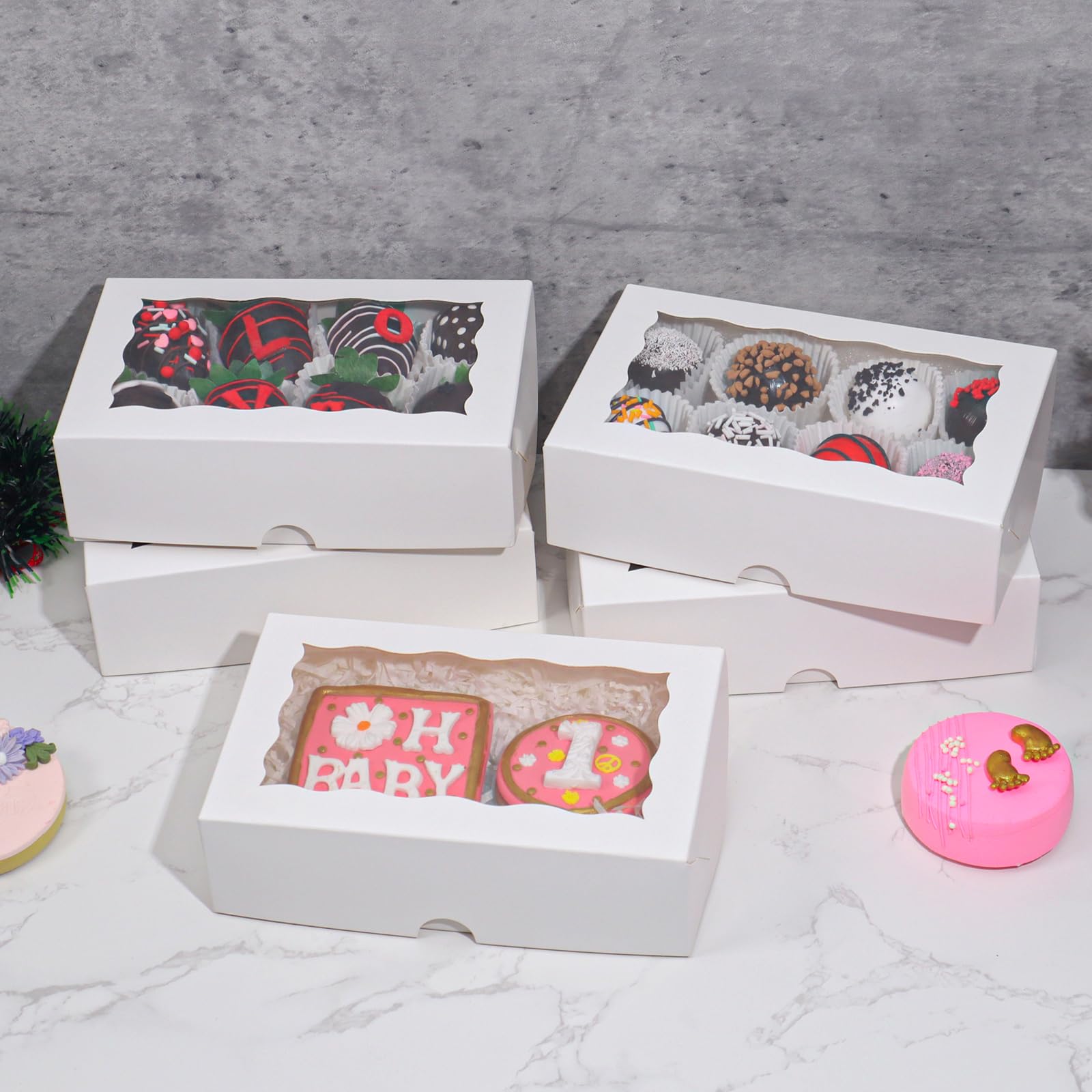 TEMLQPACK Easter, Mother's Day, and Valentine favors in elegant boxes.