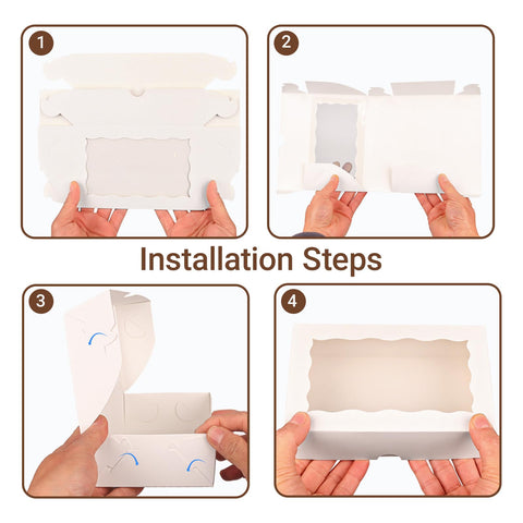 TEMLQPACK box with window displays treats attractively for gifting.